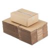 Fixed-Depth Corrugated Shipping Boxes, Regular Slotted Container (RSC), 9" x 12" x 4", Brown Kraft, 25/Bundle2