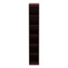 Alera Valencia Series Narrow Profile Bookcase, Six-Shelf, 11.81w x 11.81d x 71.73h, Mahogany4