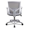 Mesh Back Fabric Task Chair, Supports Up to 275 lb, 17.32" to 21.1" Seat Height, Gray Seat, Gray Back4