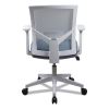 Mesh Back Fabric Task Chair, Supports Up to 275 lb, 17.32" to 21.1" Seat Height, Seafoam Blue Seat/Back4