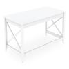 Farmhouse Writing Desk, 47.24" x 23.62" x 29.53", White2