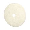 Natural Burnishing Floor Pads, 27" Diameter, White, 5/Carton2