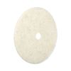 Natural Burnishing Floor Pads, 27" Diameter, White, 5/Carton4