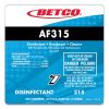 AF315 Disinfectant Cleaner, Citrus Floral Scent, 2 L Bottle, 4/Carton9