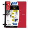 FLEX Notebook, 5 Subject, Medium/College Rule, Randomly Assorted Covers, 11 x 8.5, 150 Sheets4