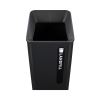 Sustain Decorative Refuse with Recycling Lid, 23 gal, Metal/Plastic, Black3