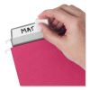 Colored Hanging File Folders with ProTab Kit, Letter Size, 1/3-Cut, Red7