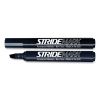 StrideMark Tank Permanent Marker, Broad Chisel Tip, Black, 12/Pack2