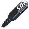 StrideMark Tank Permanent Marker, Broad Chisel Tip, Black, 12/Pack3