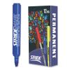 StrideMark Tank Permanent Marker, Broad Chisel Tip, Blue, 12/Pack2