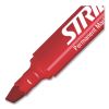 StrideMark Permanent Marker, Fine Bullet Tip, Red, 12/Pack4