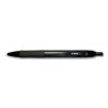 StrideRio Gel Pen, Retractable, Medium 0.7 mm, Black Ink, Translucent Black Barrel, 12/Box3