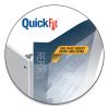 QuickFit Ledger D-Ring View Binder, 3 Rings, 1.5" Capacity, 11 x 17, White4