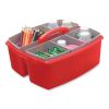 Large Caddy with Sorting Cups, Red, 2/Carton4