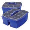 Large Caddy with Sorting Cups, Blue, 2/Carton2