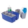 Large Caddy with Sorting Cups, Blue, 2/Carton7