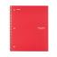 Wirebound Notebook, 1 Subject, Wide/Legal Rule, Red Cover, 10.5 x 8, 100 Sheets1