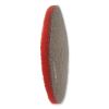 EZ CARE Heavy Duty Scrub Pad, 13" Diameter, Red/Gray, 5/Carton4