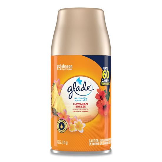 Automatic Air Freshener, Hawaiian Breeze, 6.2 oz, 6/Carton1