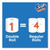 ComfortPlus Toilet Paper, Mega Roll, Septic Safe, 1-Ply, White, 425 Sheets/Roll, 12 Rolls/Pack4