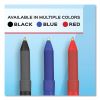 Write Bros. Grip Ballpoint Pen, Stick, Medium 1 mm, Black Ink, Black Barrel, 36/Pack4