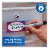 Vis-a-Vis Wet Erase Marker, Fine Bullet Tip, Assorted, Dozen5