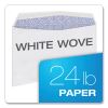 W-2 Laser Double Window Envelope, Commercial Flap, Gummed Closure, 5.63 x 9, White, 24/Pack6