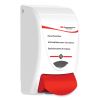Sanitizer Dispenser, 1 L, 4.92 x 4.6 x 9.25, White, 15/Carton4