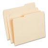 Top Tab File Folders, 1/3-Cut Tabs: Assorted, Letter Size, 0.75" Expansion, Manila, 50/Box4