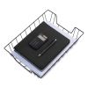Wire Metal Letter Tray, 1 Section, Letter Size Files, 10" x 14.13" x 3", Black4