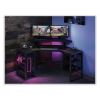 LevelUp Gear LEET Corner Gaming Desk, 53.25" x 51.75" x 36.75", Onyx7