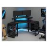 LevelUp Gear LEET Corner Gaming Desk, 53.25" x 51.75" x 36.75", Onyx8