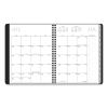 Contempo Lite Academic Year Weekly/Monthly Planner, 8.75 x 7.87, Black Cover, 12-Month (July to June) 2023 to 20244