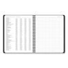 Contempo Lite Academic Year Weekly/Monthly Planner, 8.75 x 7.87, Black Cover, 12-Month (July to June) 2023 to 20248