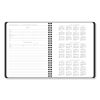 Contempo Lite Academic Year Weekly/Monthly Planner, 8.75 x 7.87, Black Cover, 12-Month (July to June) 2023 to 202410