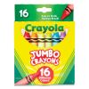 Jumbo Crayons, Assorted, 16/Box3