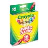 Jumbo Crayons, Assorted, 16/Box4