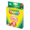 Jumbo Crayons, Assorted, 16/Box5