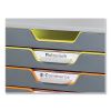 VARICOLOR® Stackable Plastic Drawer Box, 10 Drawers, Letter to Folio Size Files, 11.5" x 14" x 11", Gray5