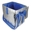 Fresh Eco Freeze Tote, 13.5 x 9 x 13, Silver/Blue, 4/Carton3