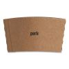 Paper Hot Cup Sleeves, Fits 10, 12, 16 oz Cups, Brown, 500/Pack2