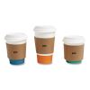 Paper Hot Cup Sleeves, Fits 10, 12, 16 oz Cups, Brown, 500/Pack4