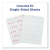 TouchGuard Protective Film Sheet, 9" x 12", Matte Clear, 10/Pack2