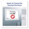 TouchGuard Protective Film Sheet, 9" x 12", Matte Clear, 10/Pack4