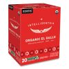 El Gallo Organic Coffee K-Cups, Light Roast, 20/Box2