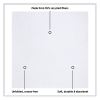 Linen-Like Natural Flat Pack Napkin, Ultraply, 16" x 16", White, 1,200/Carton2