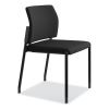 Accommodate Series Guest Chair, 23.25" x 22.25" x 32", Black Seat, Black Back, Black Base, 2/Carton2