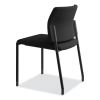 Accommodate Series Guest Chair, 23.25" x 22.25" x 32", Black Seat, Black Back, Black Base, 2/Carton10