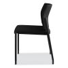 Accommodate Series Guest Chair, 23.25" x 22.25" x 32", Black Seat, Black Back, Black Base, 2/Carton11