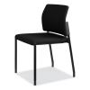 Accommodate Series Guest Chair, 23.25" x 22.25" x 32", Black Seat, Black Back, Black Base, 2/Carton12